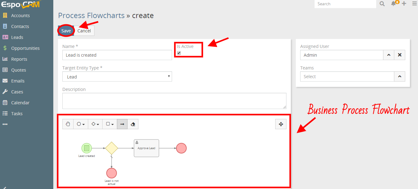 BPM in EspoCRM