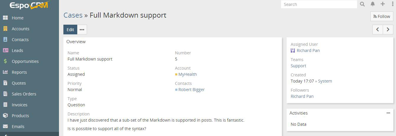 Customer Support