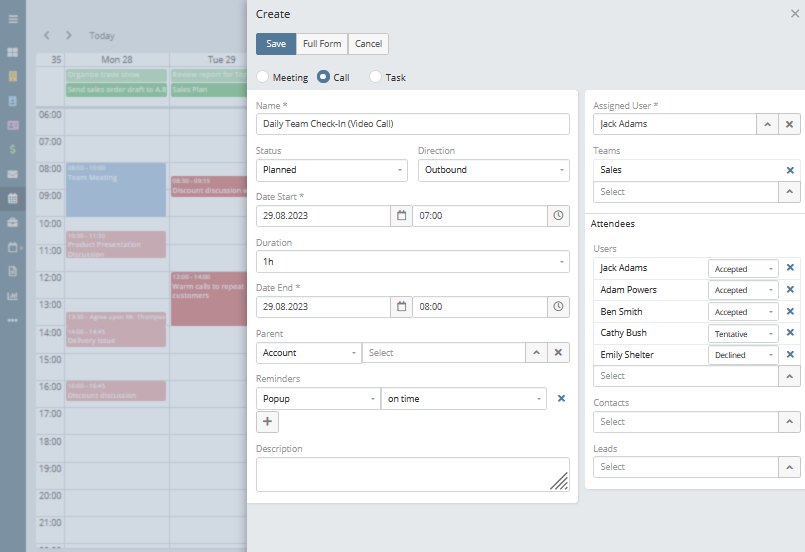 Organize Remote Work Calendar