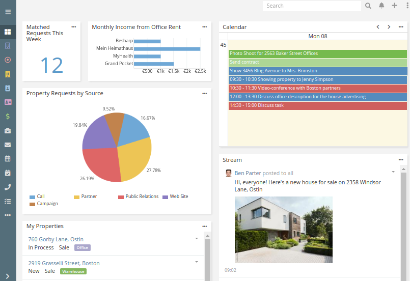 Real Estate Dashboard